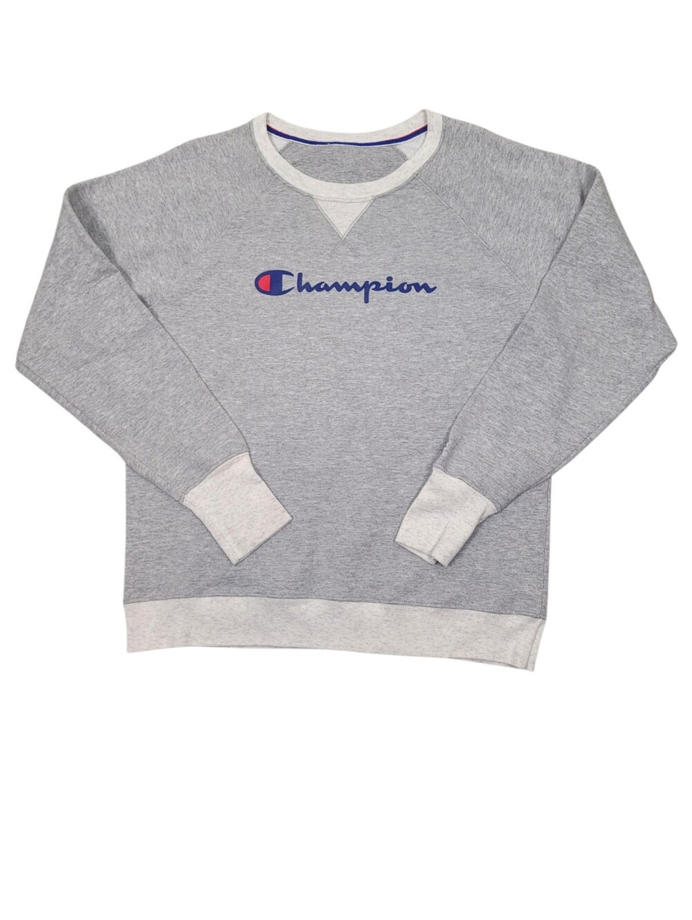 Champion Classic Logo Grey Sweatshirt Top Size: M